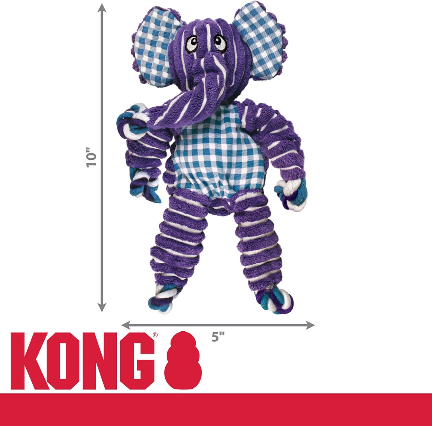 KONG Floppy Knots Dog Toy image number 1