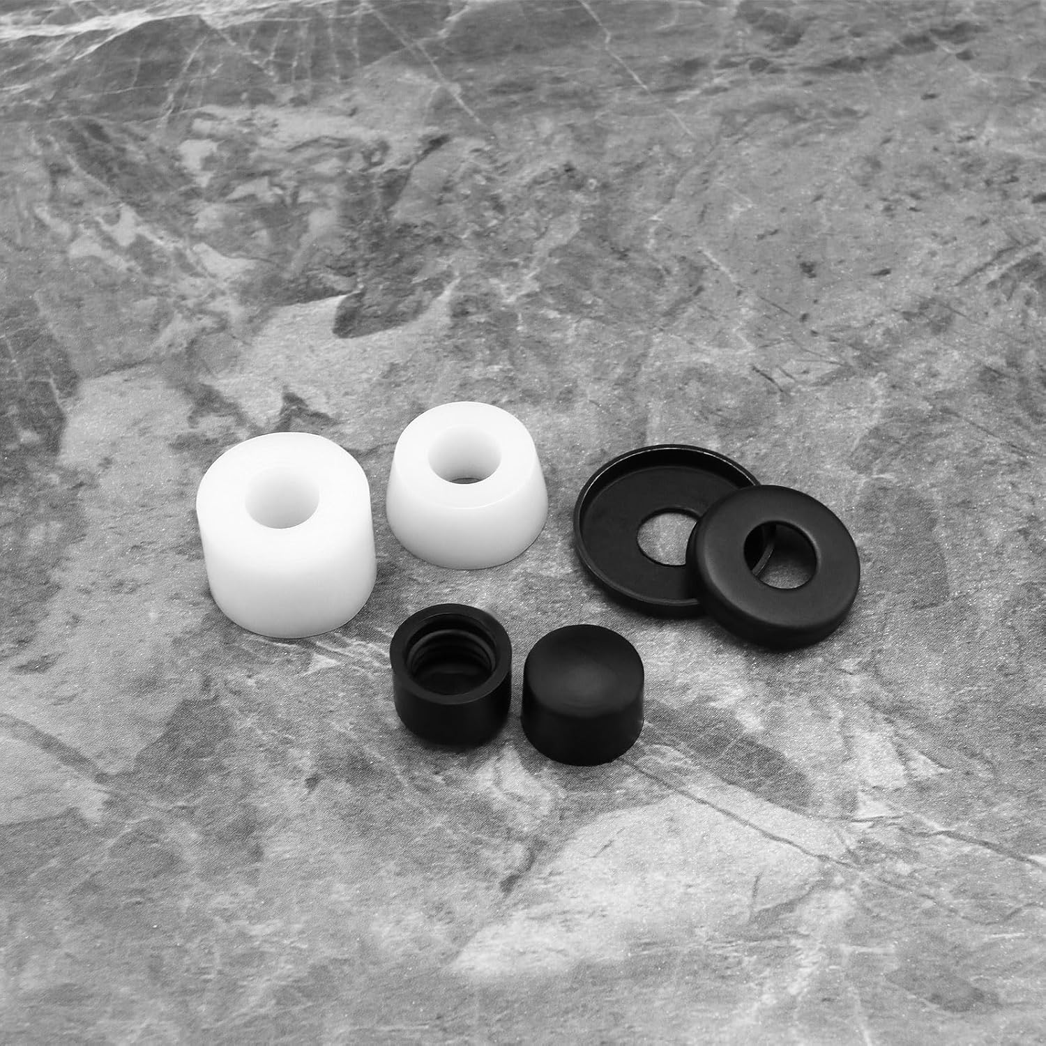 SG Store 1 Set Skateboard Pad Shockproof Bushings Wheel Bushing Rubber Shocking Absorber for Trucks Repair Rebuilding Kit Outdoor Kateboarding Accessories