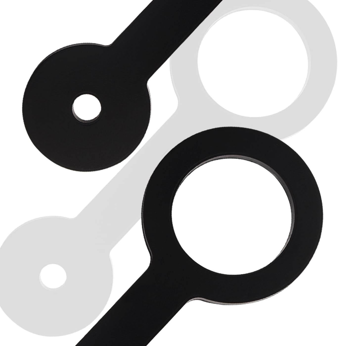 Bestgle 5 Pcs RV Shower Door Travel Latch Strap, 4.5" Silicone RV Camper Bathroom Door Security Lock Straps RV Shower Door Buckle Fit Shower Doors of Camper Travel Trailer Motorhome Third Wheel image number 3