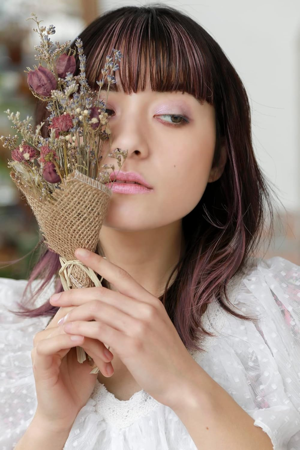 Priscilla IX-01-BK-CTDP Mecha Easy Inner Extension, Heat Resistant Black X Dark Plum image number 2