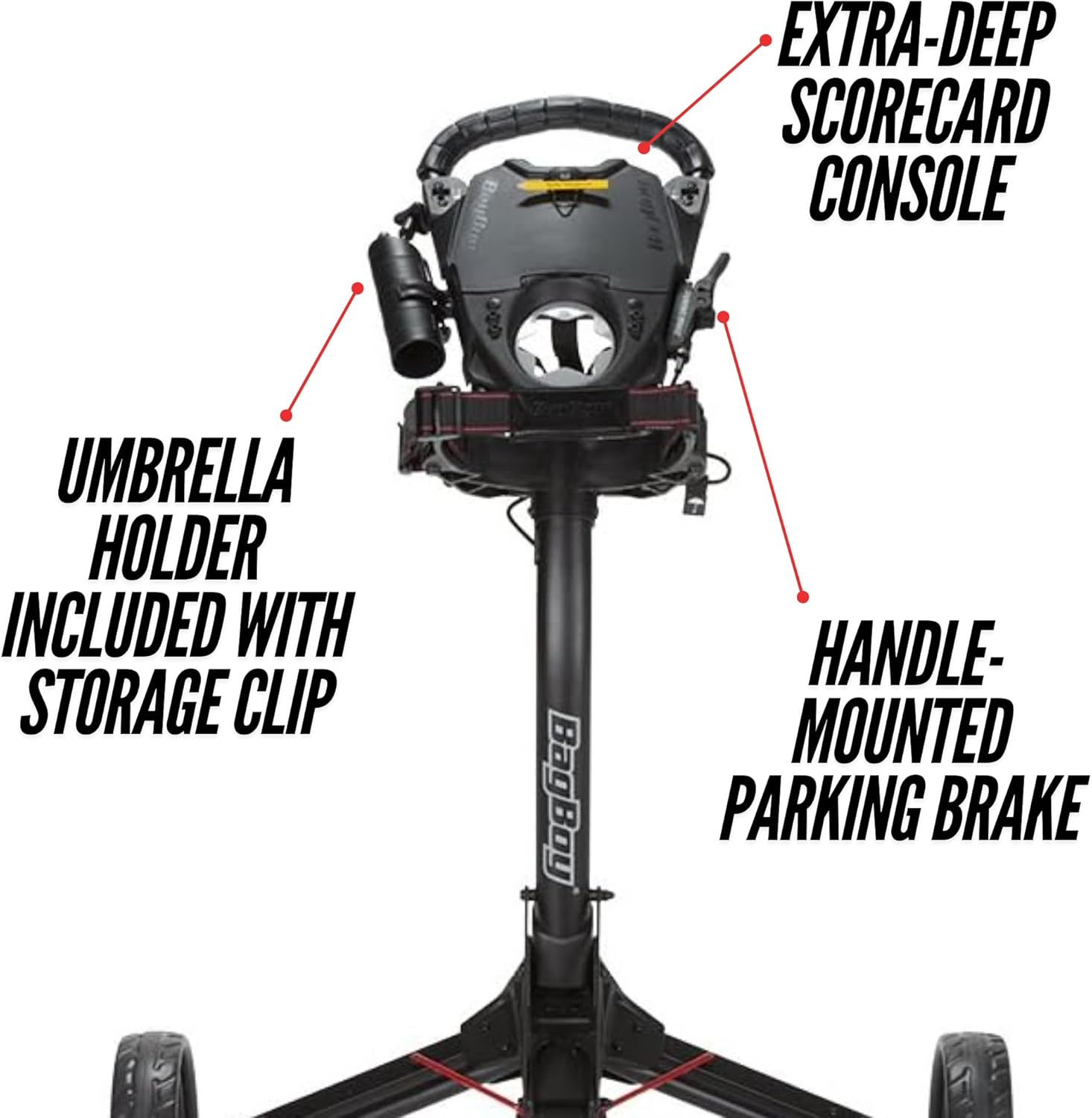 Bag Boy Compact 3 Golf Push Cart image number 5