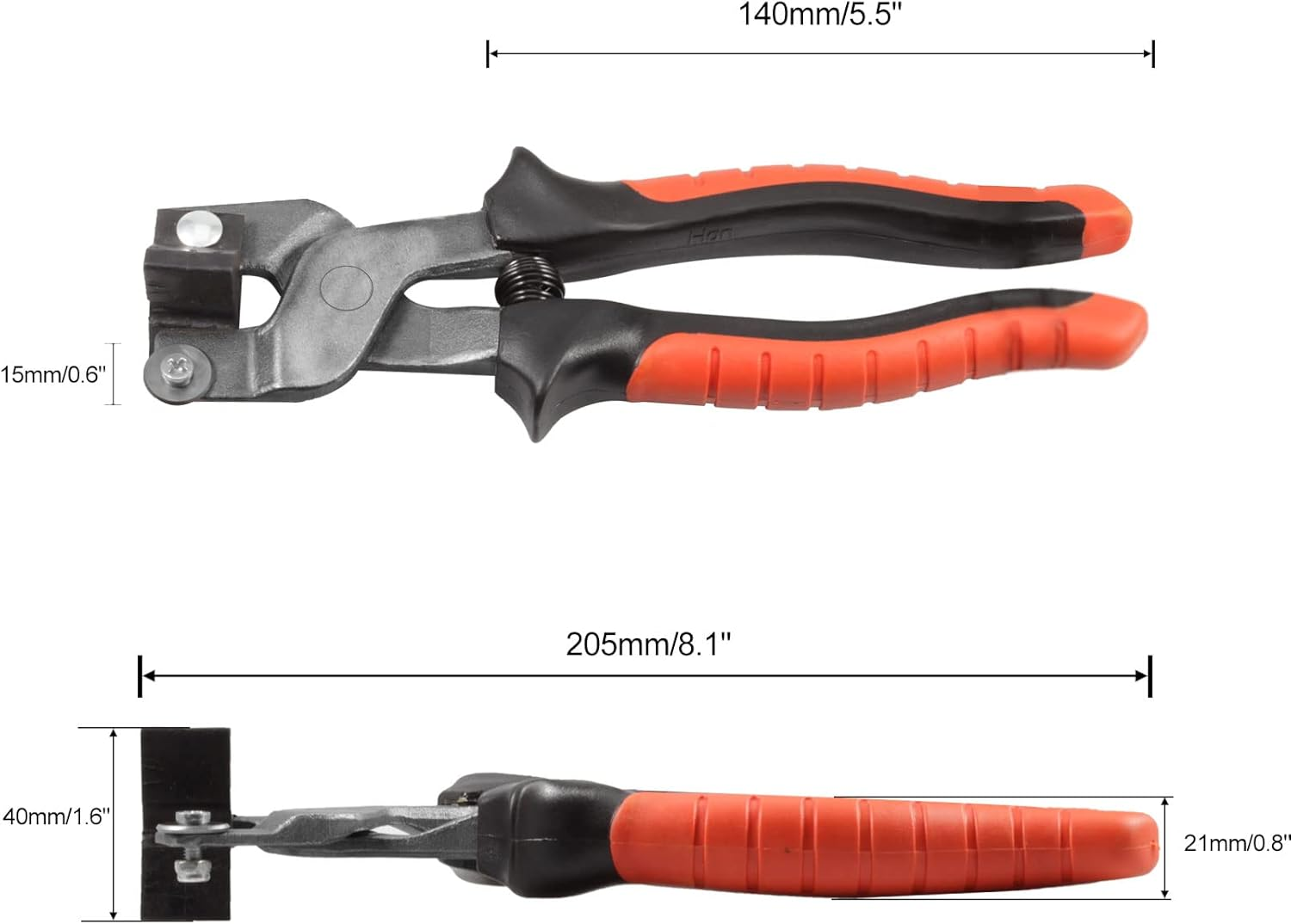 SPEEDWOX 8" Mosaic Nippers, Mosaic Tile Cutter, Ceramic Tile Nippers Mosaic Tools, Glass Tile Cutting Pliers with Strong Plastic Breaker Bar Scoring Wheel for Cutting Mosaic Glass Ceramic Mirror