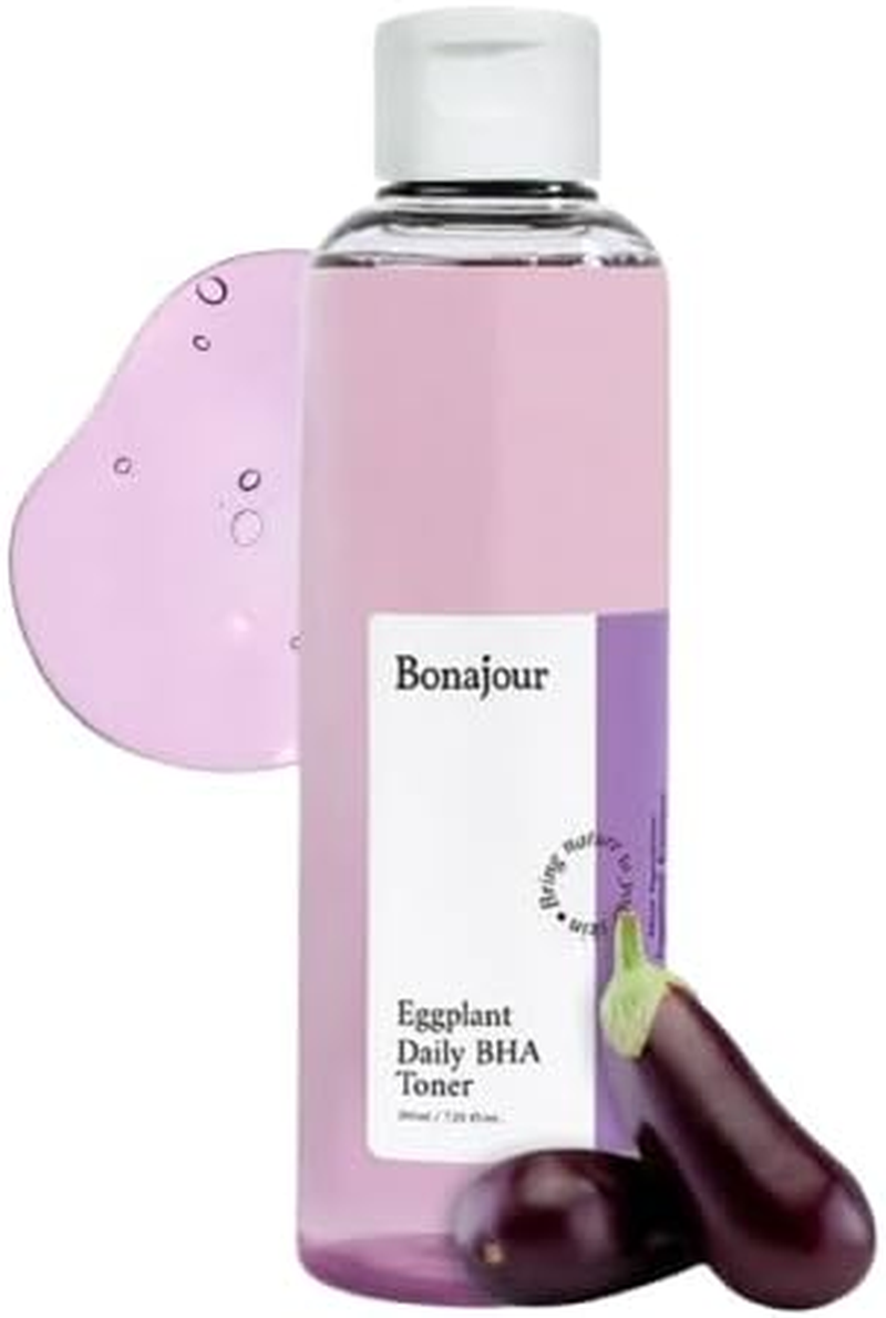 [BONAJOUR] Eggplant Daily BHA Toner &ndash; Korean Salicylic Acid Face Toner for Acne Treatment, Gentle Exfoliating & Pore Care, Vegan K-Beauty Skincare 205Ml image number 3
