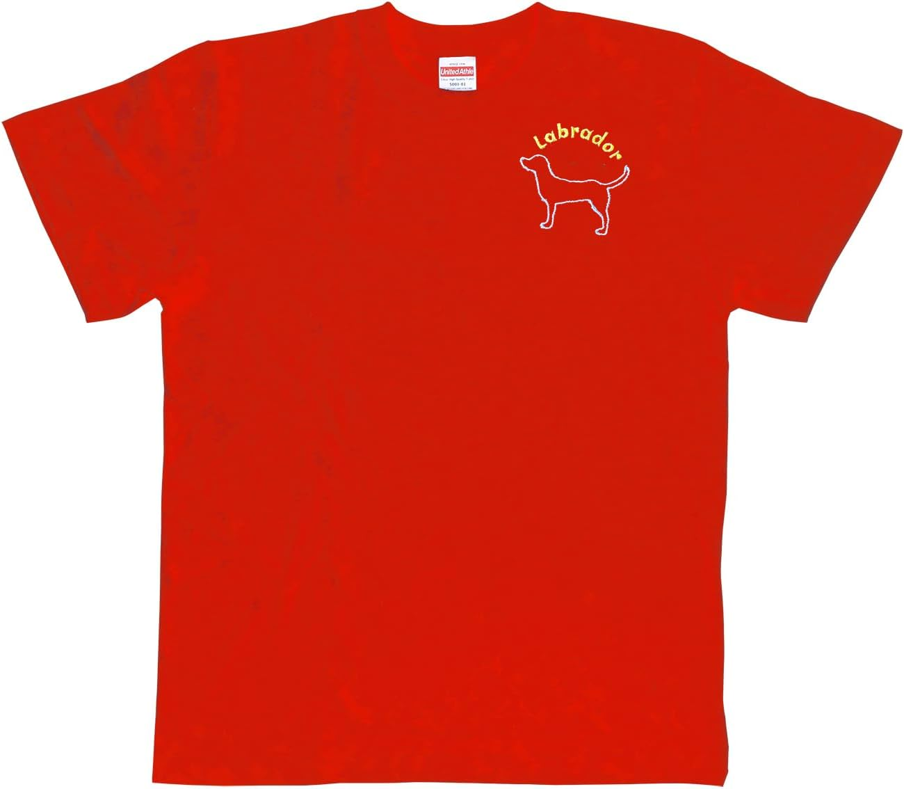 ニックナック Nickknack Heartful Pet Paseo T-Shirt RD XL Labrador [02011-04] Guide Dog Support Product Red image number 2