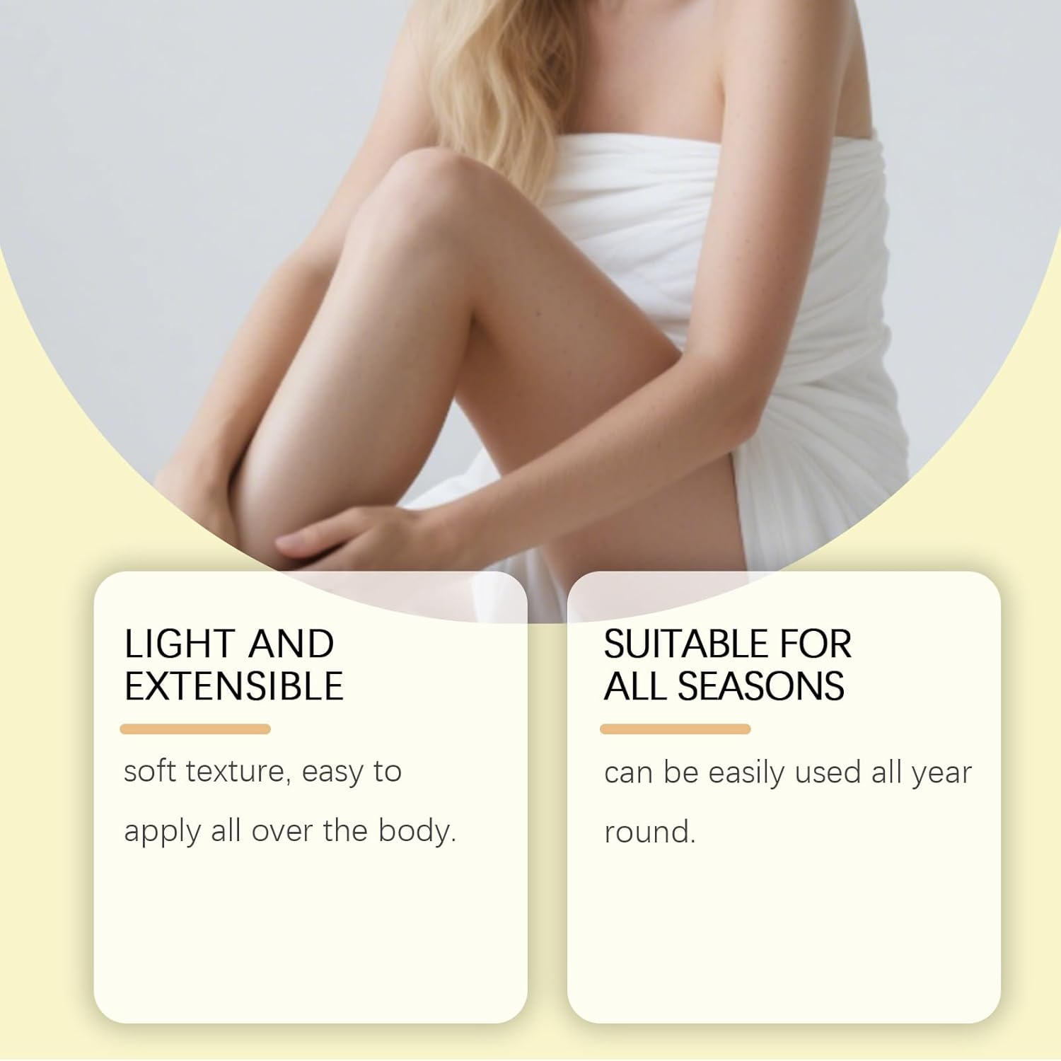 Firming Body Cream, Tightening and Lifting Neck Cream for Hydration and Wrinkle Reduction, Pistachio Lotion for Dry Skin, Nourishing Vanilla Scent, for Men and Women, Naked and Thriving (2PCS) image number 5