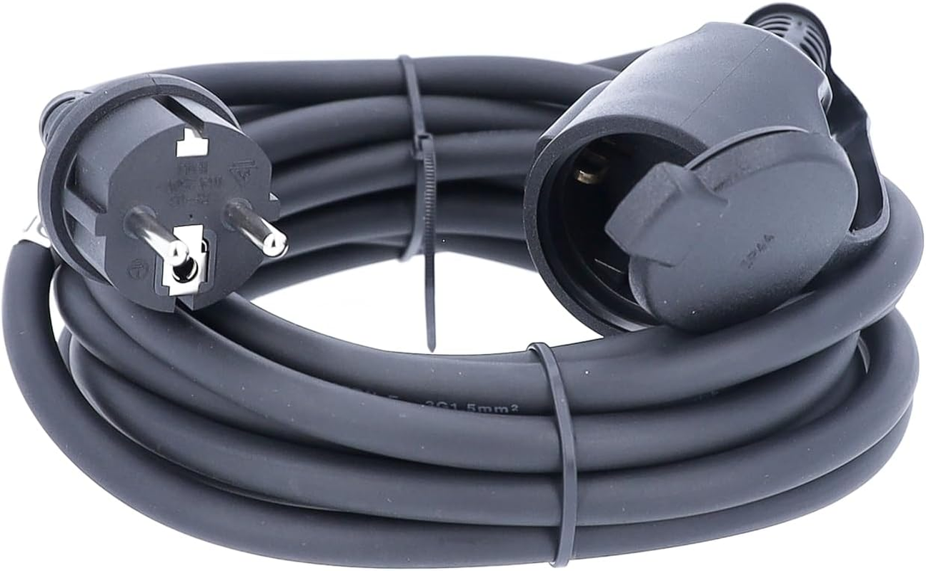 As &ndash; Schwabe Extension Cable, Heavy Rubber Hose Line, IP44 Protection Class, Suitable for Industry, Building Sites, Garden, Item Model Number: H07RN-F 3G1.5 image number 2