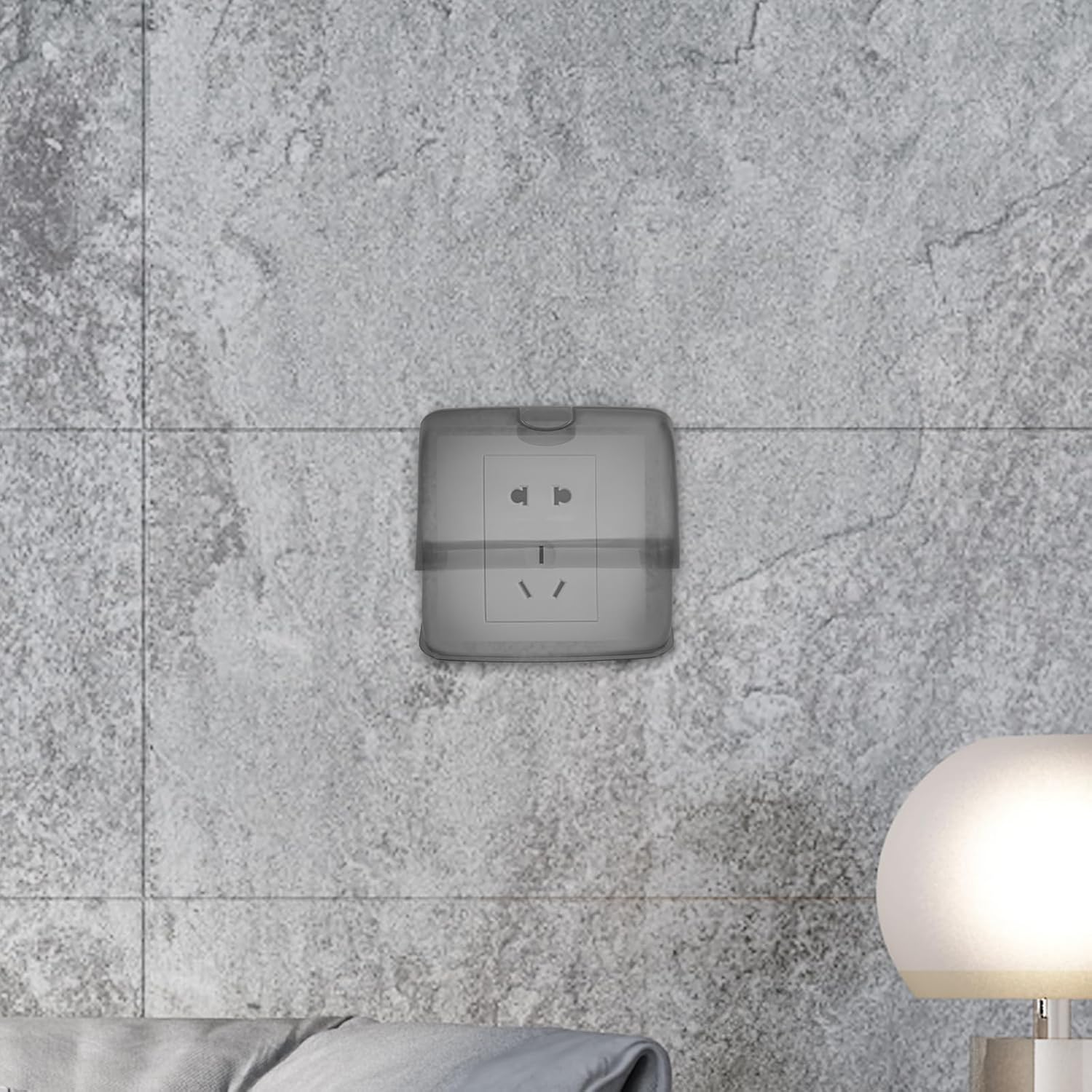 Gatuida Waterproof Outlet Cover Weatherproof Plug Protector Box for Outdoor Use Electrical Receptacle Cover for Gardens Balconies and Kitchens