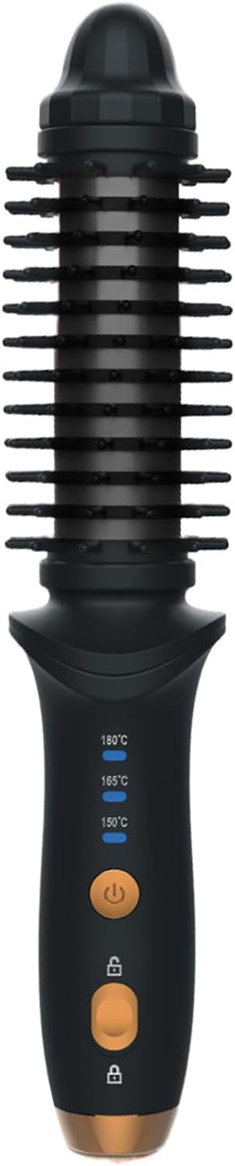 22.5X4.4X4.2 Cm Portable Rechargeable Curling Brush PC Small Hair Curling Iron Fast Heating Hot Brush for Women Nylon Bristle Styling Tool for Home, All Hair Types image number 5