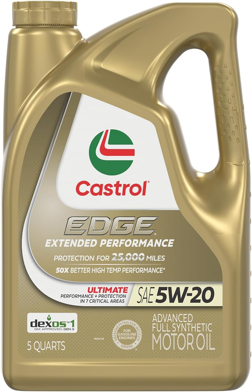 Castrol 1598EF Edge Extended Performance 5W-20 Advanced Full Synthetic Motor Oil, 5 Quart image number 3