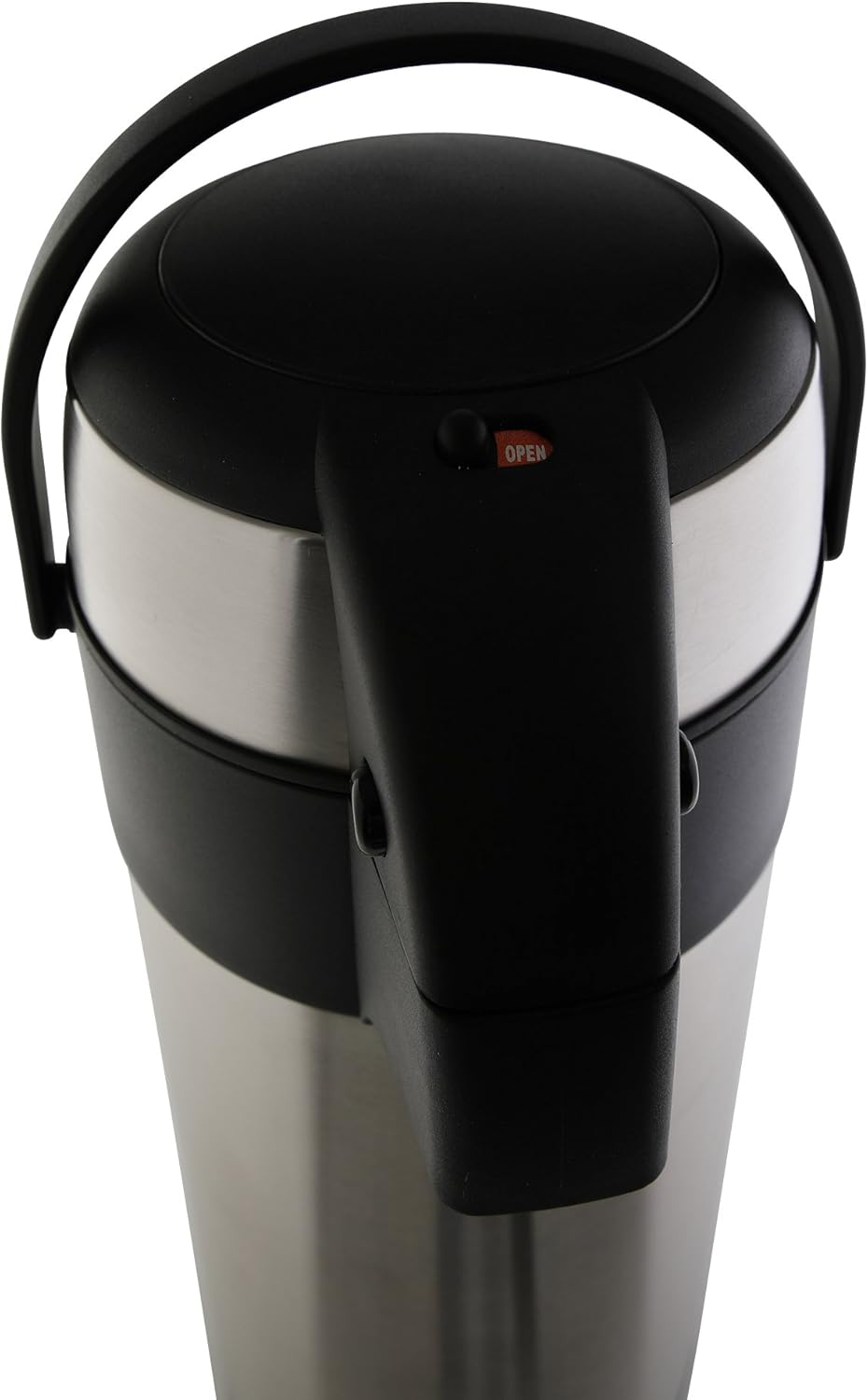 Axentia Airpot in Silver, Stainless Steel Pump Jug, Volume: Approx. 5 Litres, 19 X 19 X 45 Cm image number 5