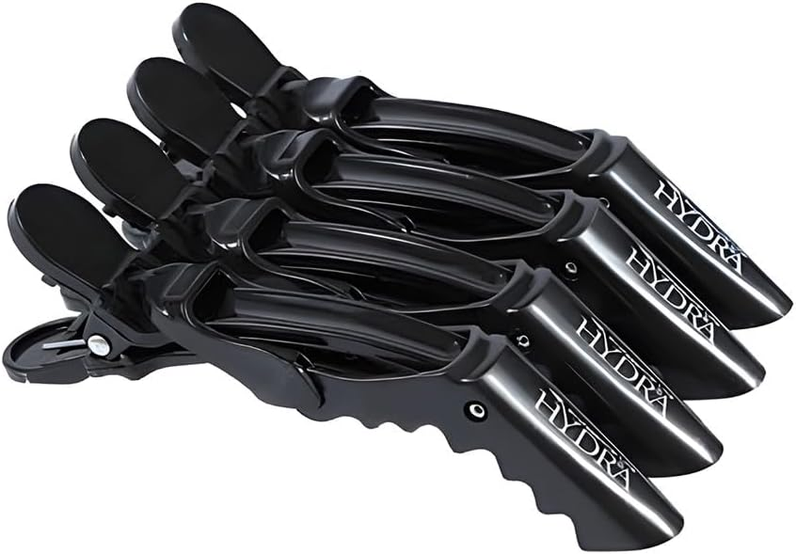 Hydra Crocodile Clips Black 4Pc