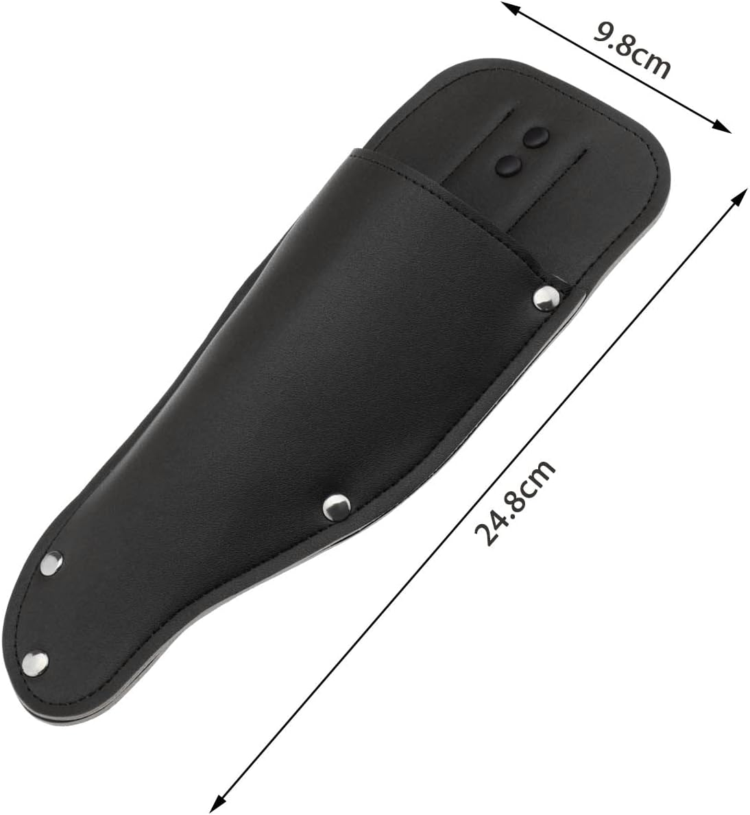 Garden Pruner Sheath Garden Pruner Protective Case PU Leather Holster Protective Cover Scabbard for Gardening Tools Plier Scissors Black image number 1