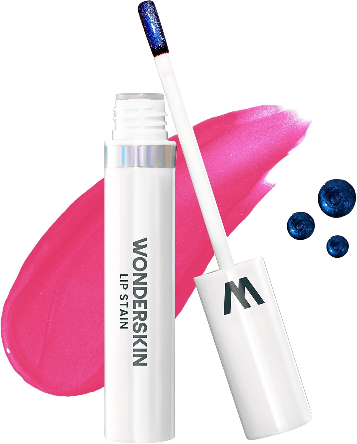 Wonderskin Wonder Blading Lip Stain Masque, 4 Ml, Neon Rose image number 6