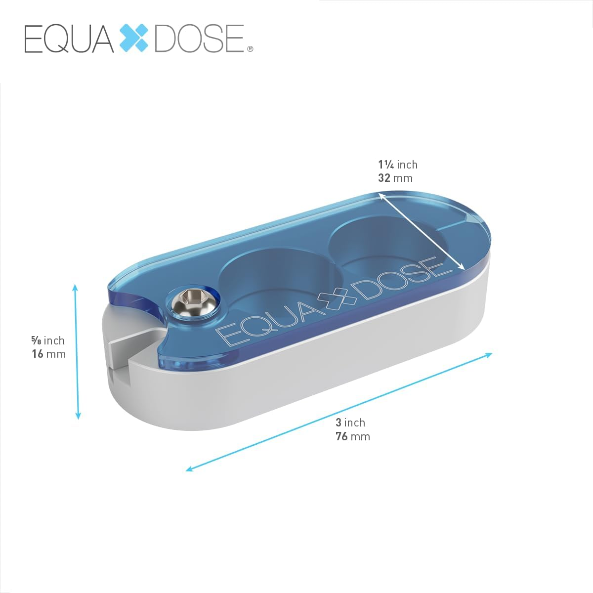 Equadose the Pill Splitter. the Best Pill Cutter Ever! Crafted in the USA. Doubles as a Pill Box. Great for Pets Too! image number 5