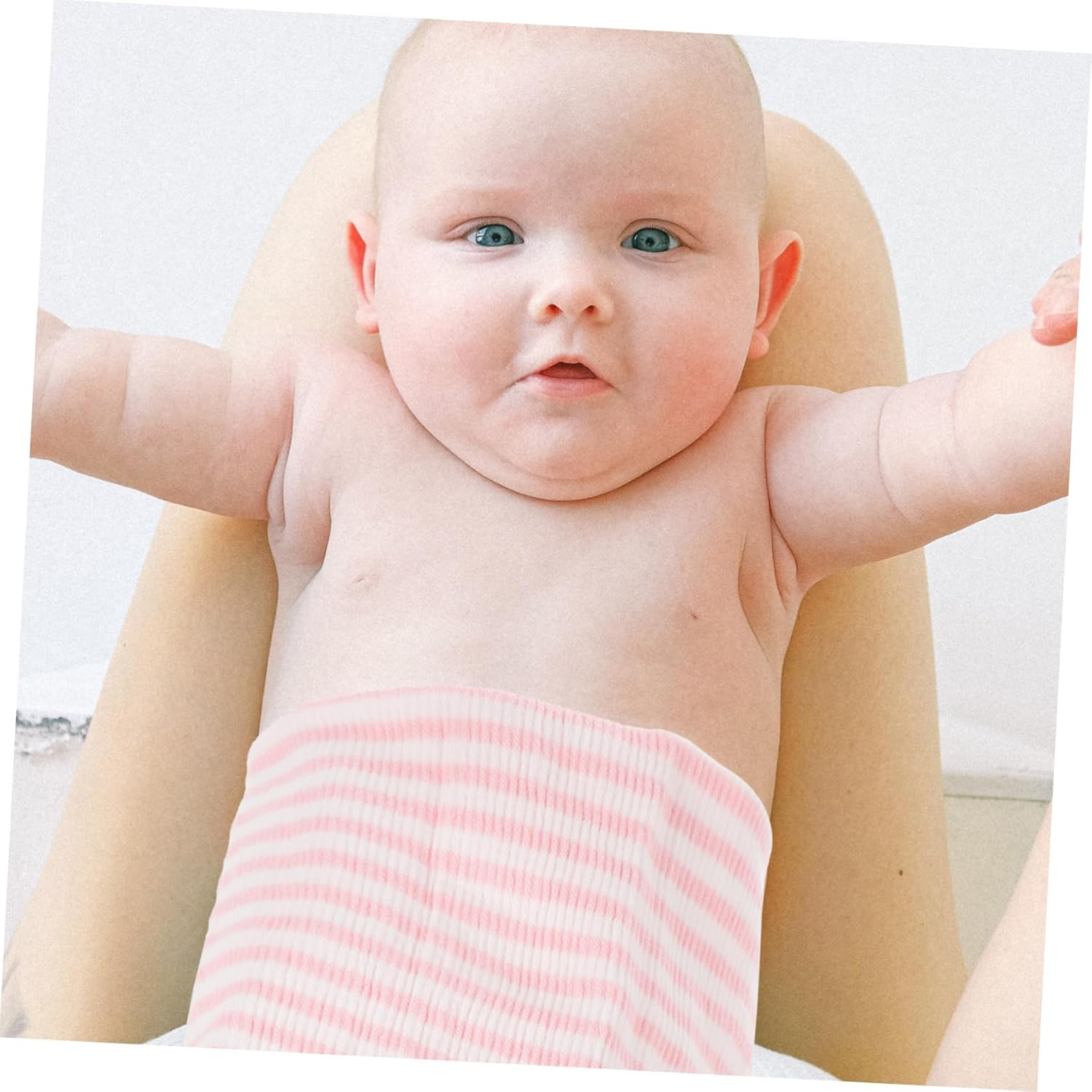 Cotton Belly Protection Bag for Newborn Boys Soft Boy Girl Navel Cord Belt Straps Essential Newborn Supplies for Daily Use - Pink image number 5