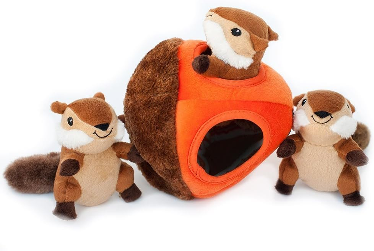 Zippy Paws Plush Dog Squeaker Toy,