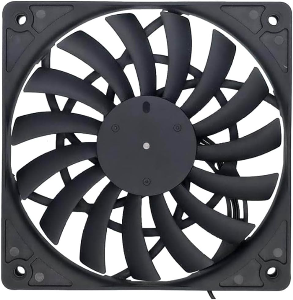Mute 120Mm 12Cm PWM Cooling Fan Slim 12Mm,New 120X120X12Mm DC 12V 0.25A 1400RPM Computer PC Case Chassis Cooler Quiet