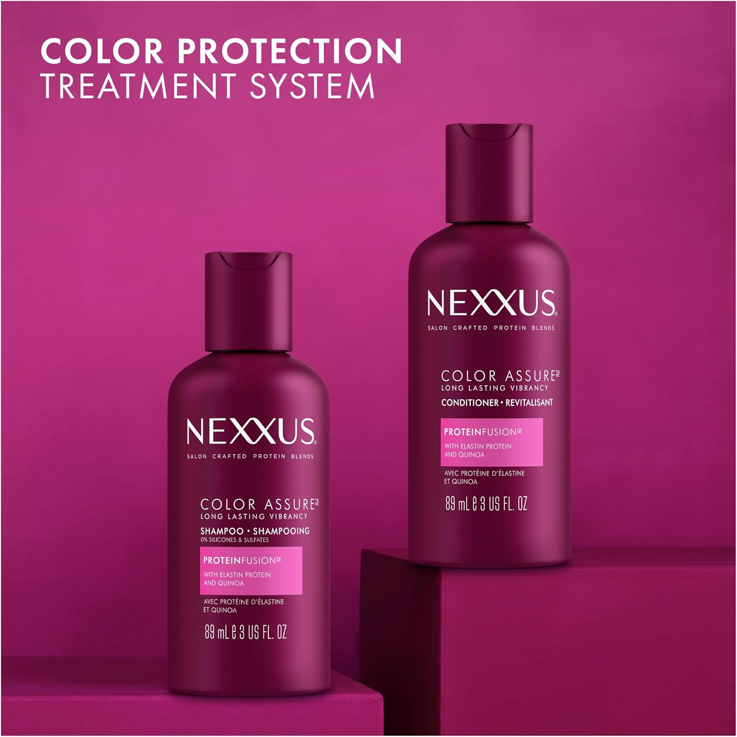 Nexxus Shampoo Color Assure White Orchid Extract 13.5 Ounce (399Ml) (3 Pack)