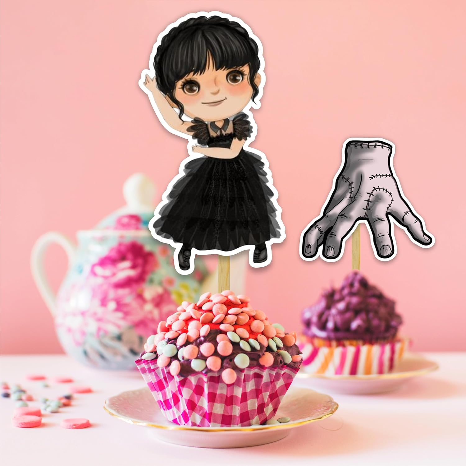 Wednesday Cupcake Topper image number 1