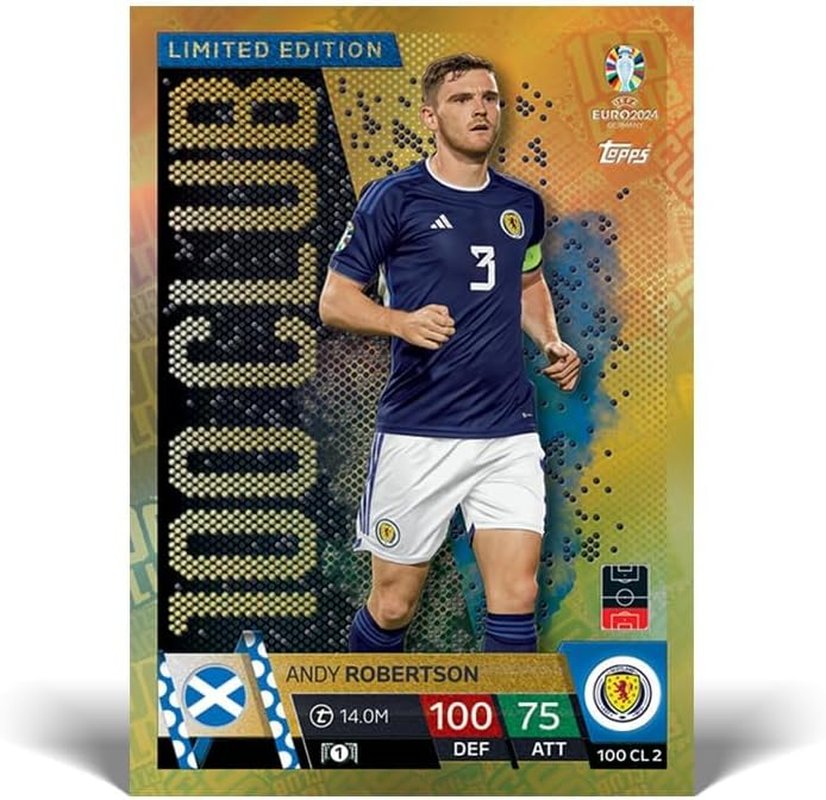 Topps Official Euro 2024 Match Attax - Full Box - 36 Packets of EURO 2024 Match Attax (288 Cards). Ultra-Rare Cristiano Ronaldo Career Celebration to Be Found inside Lucky Boxes. - Full Box image number 6