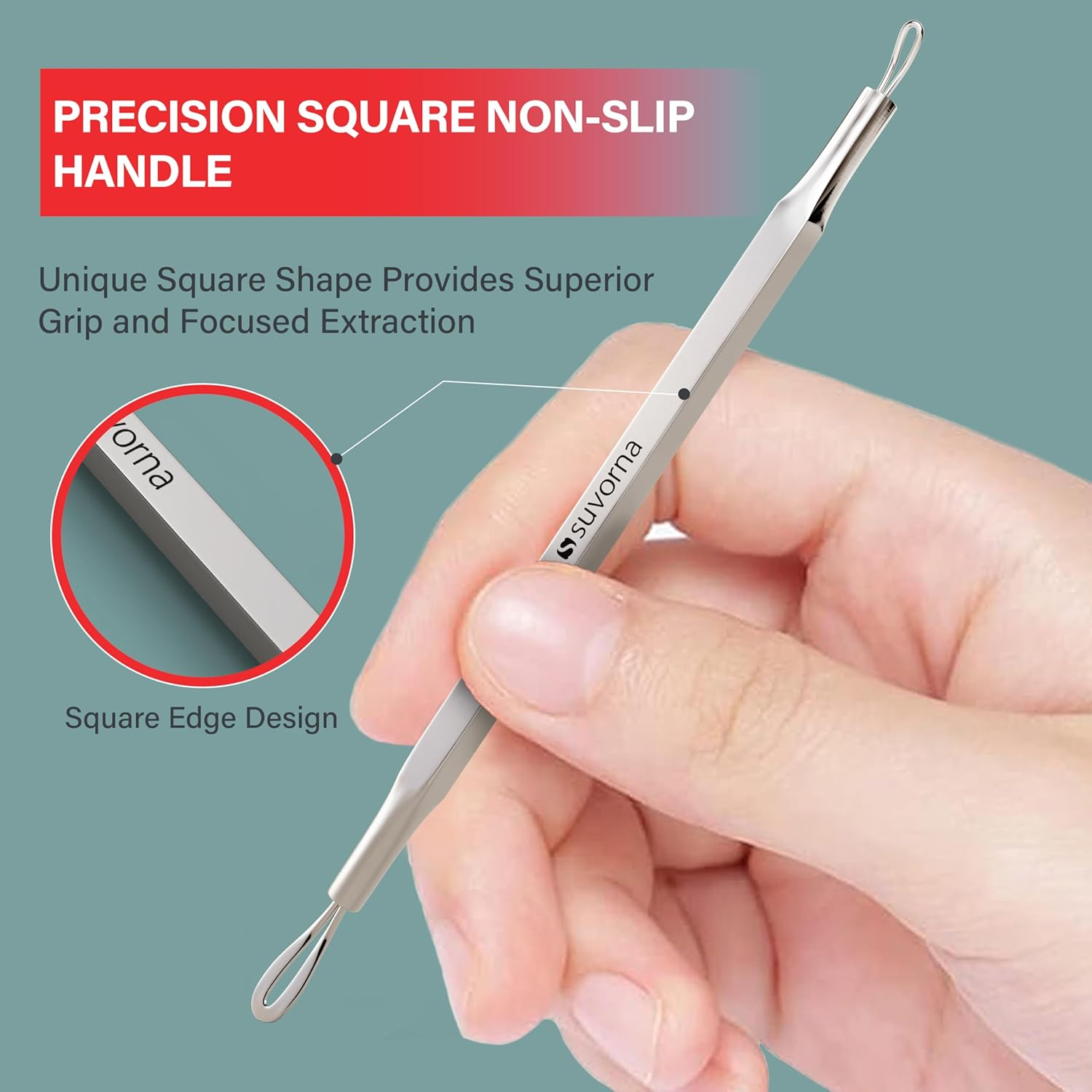 Suvorna Ador Whitehead / Acne Remover & Comedone Extractor Skinpal S25 image number 3