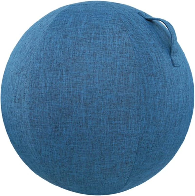 LAPOOH 55Cm/65Cm/75Cm Cotton+Linen Protective Yoga Ball Cover Exercise Ball Protection Skin Wrap Accessory