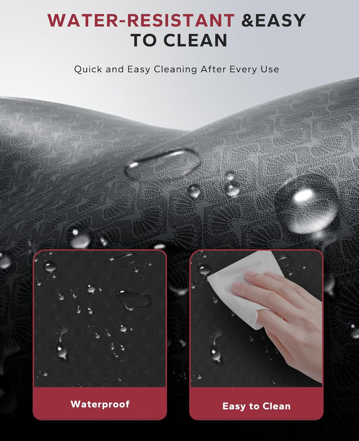 HAPBEAR Large Yoga Mat - 183X91Cm X6Mm, Wide Non-Slip Large Exercise Mat for Home Workout, Yoga, Pilates & Stretching, Durable & Eco-Friendly, Includes Bonus Resistance Bands & Carry Bag image number 6