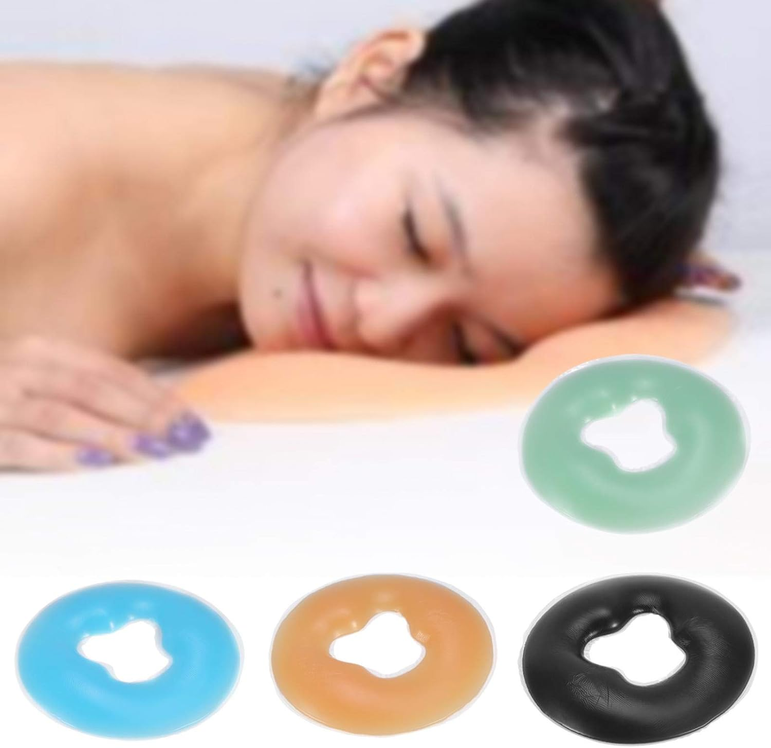 Face down Pillow, Beauty SPA Massage Pillow Soft Massage Face Cushion (4 Color image number 6