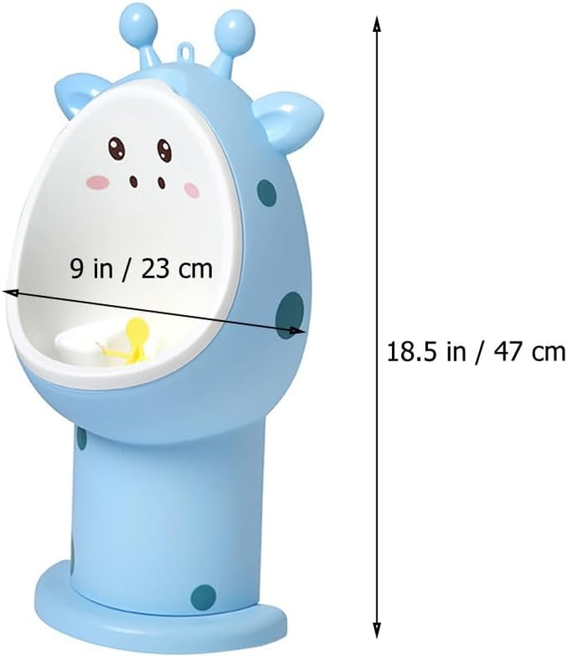 ERINGOGO Boys Urinal Potty Training Standing Toddler Urinal with Cartoon Design Adjustable Height and Removable Bowl for Easy Cleaning image number 4