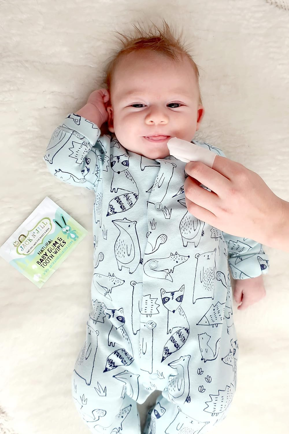 Jack N' Jill Baby Gum and Tooth Wipes 25 Pieces, 25 Count image number 3