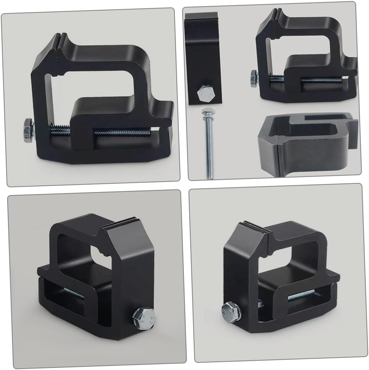 ABOOFAN 4Pcs Heavy Duty Truck Cap Mounting Clamps Camper Shell Clamps for Rv and Truck Roof Cover Secure and Rust-Resistant Fastening Accessories for Camping and Offroad Use image number 4