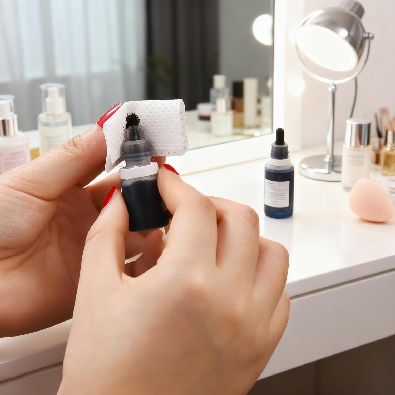 Lash Extension Glue Wipes Lint Free Glue Cleaning Pads Non-Woven Fabric Nail Polish Remover Wipes,Suitable for Cleaning Tweezers and Glues Bottle Nozzle, Etc 400 Pcs