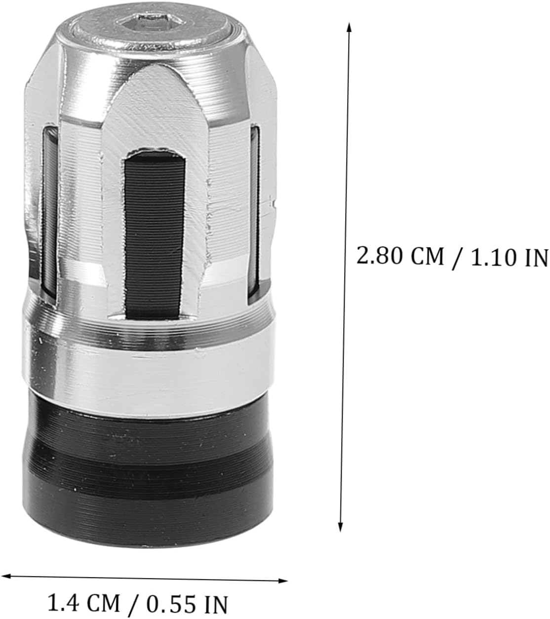 LIFKOME 2Pcs Sturdy Wheel Valves Covers Car Tire Caps Motorbike Tyre Caps Leakproof Air image number 1