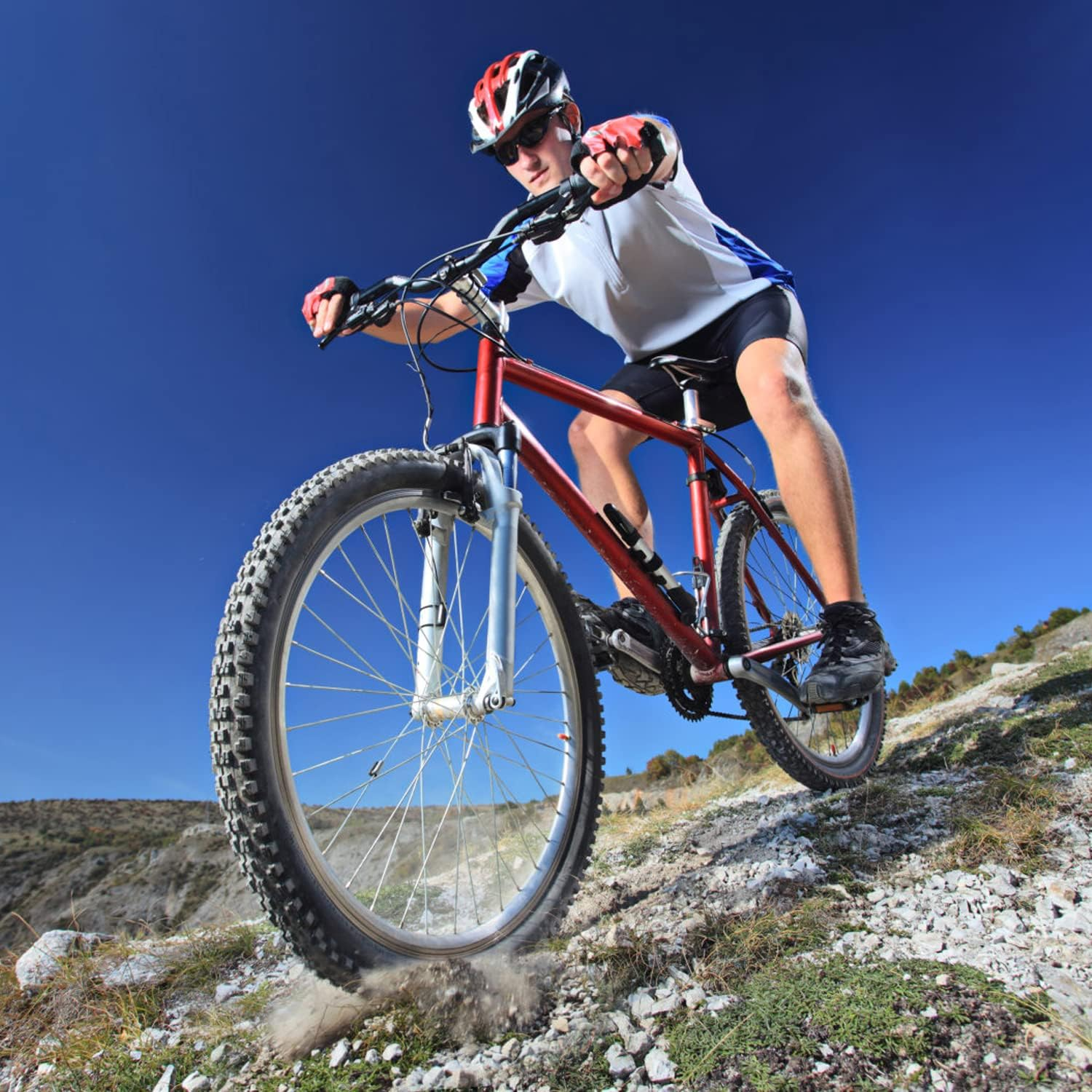 Yunscm 2 Pcs,24X1.95 Bike Tires,24X1.95 Bike Tyres,24X1.95 Bicycle Tires,24X1.95 Bike Tyre + Bike Inner Tube Schrader Valve 32Mm + Tire Lever,Mountain Bike Tire 24X1.95,Mtb Tire 24X1.95,Y-026 image number 2