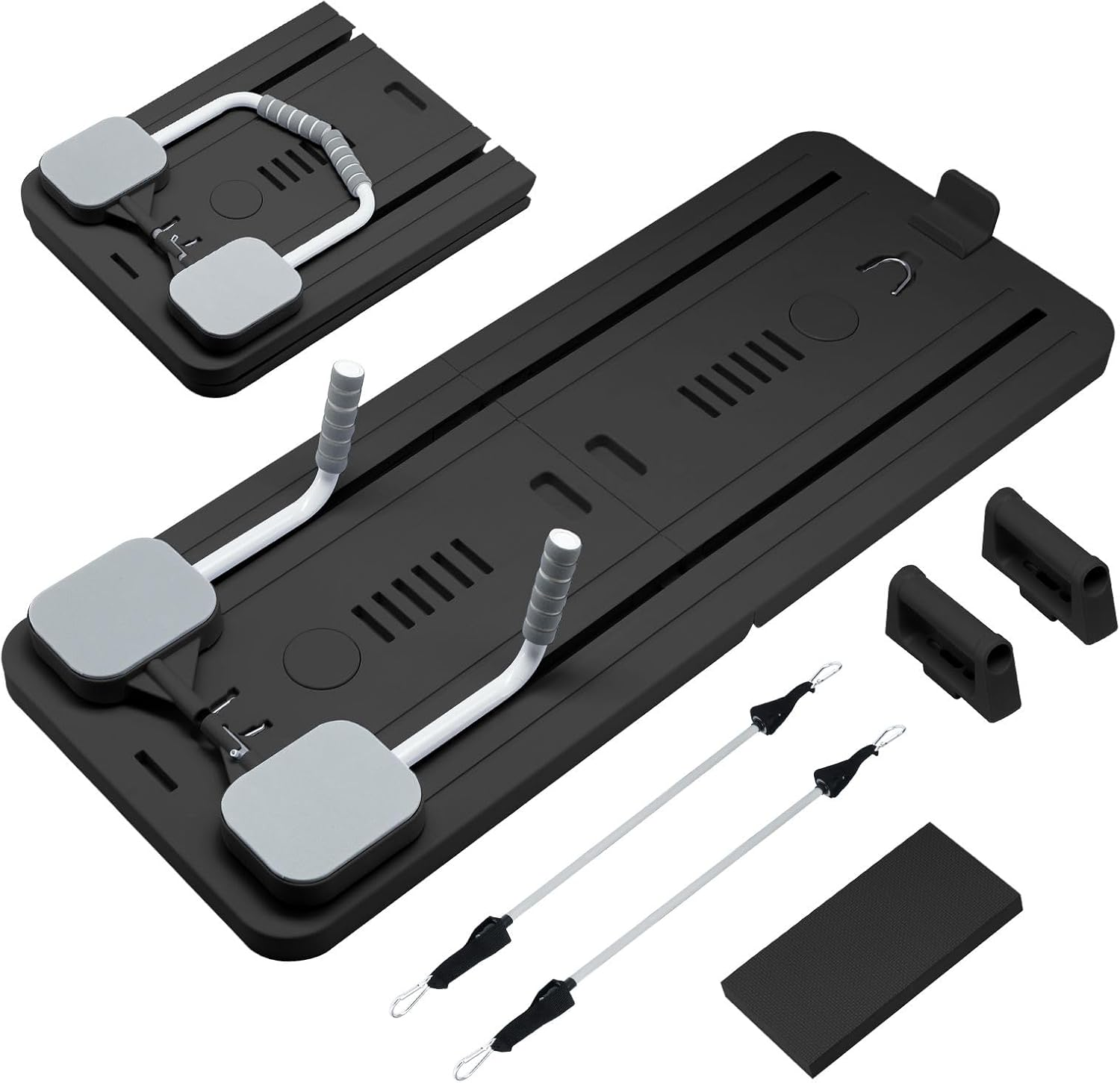 GENKI Pilates Board - Pilates Reformer Set, Portable and Foldable Pilates Board for Home Workout, Reformer Abdominal Ab Core Trainer Machine for Women, Pilates Reformer Machine for Home Exercise