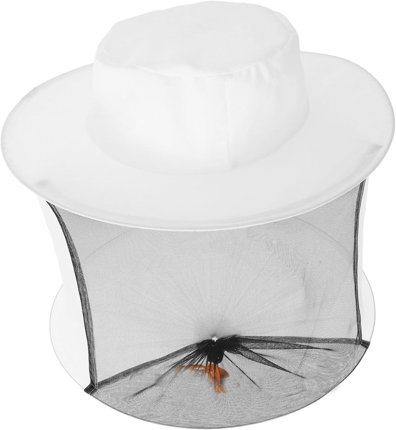 Portable Beekeeper Hat with Netting Lightweight Face Covering for Beekeeping Gardening Outdoor Activities Breathable Durable Design White image number 6