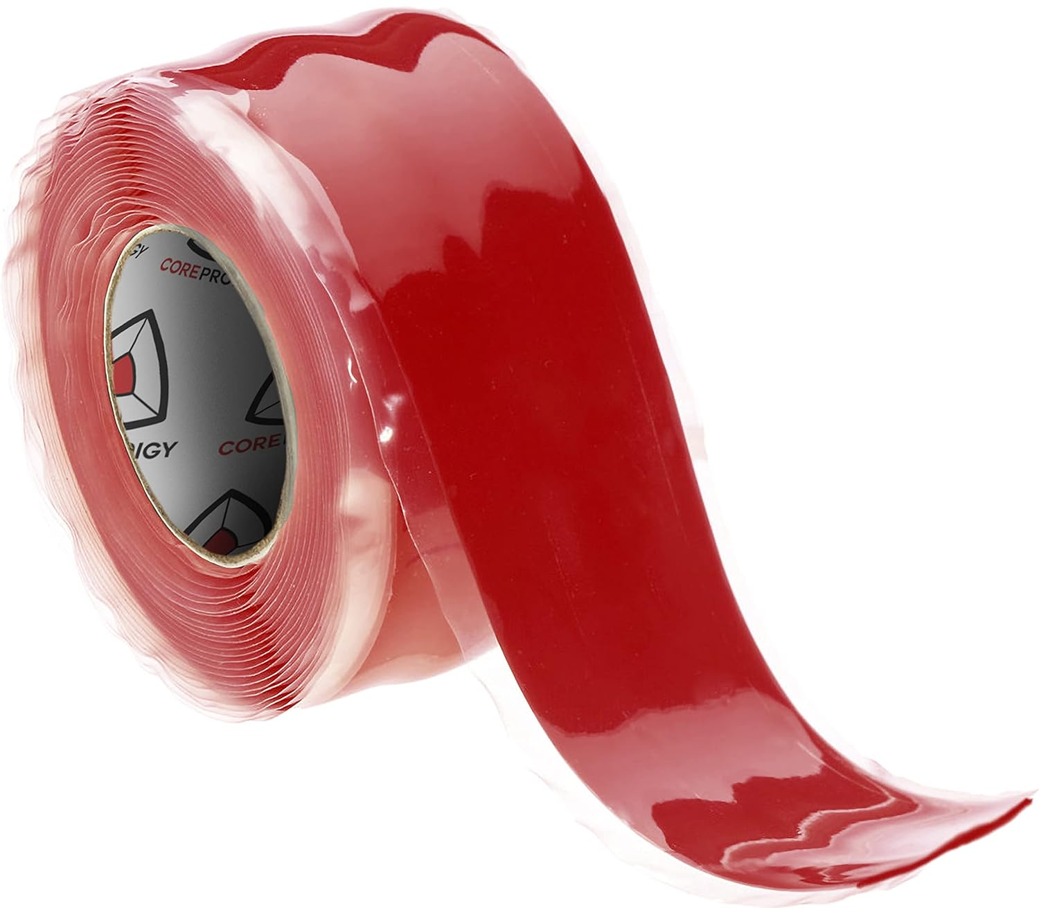 Core Prodigy Fusion Grip Tape - Silicone Rubber Wrap for Pull up Bars, Barbells, Dumbbells, Sports and Gym Equipment, and Tools (10 Foot, Black)