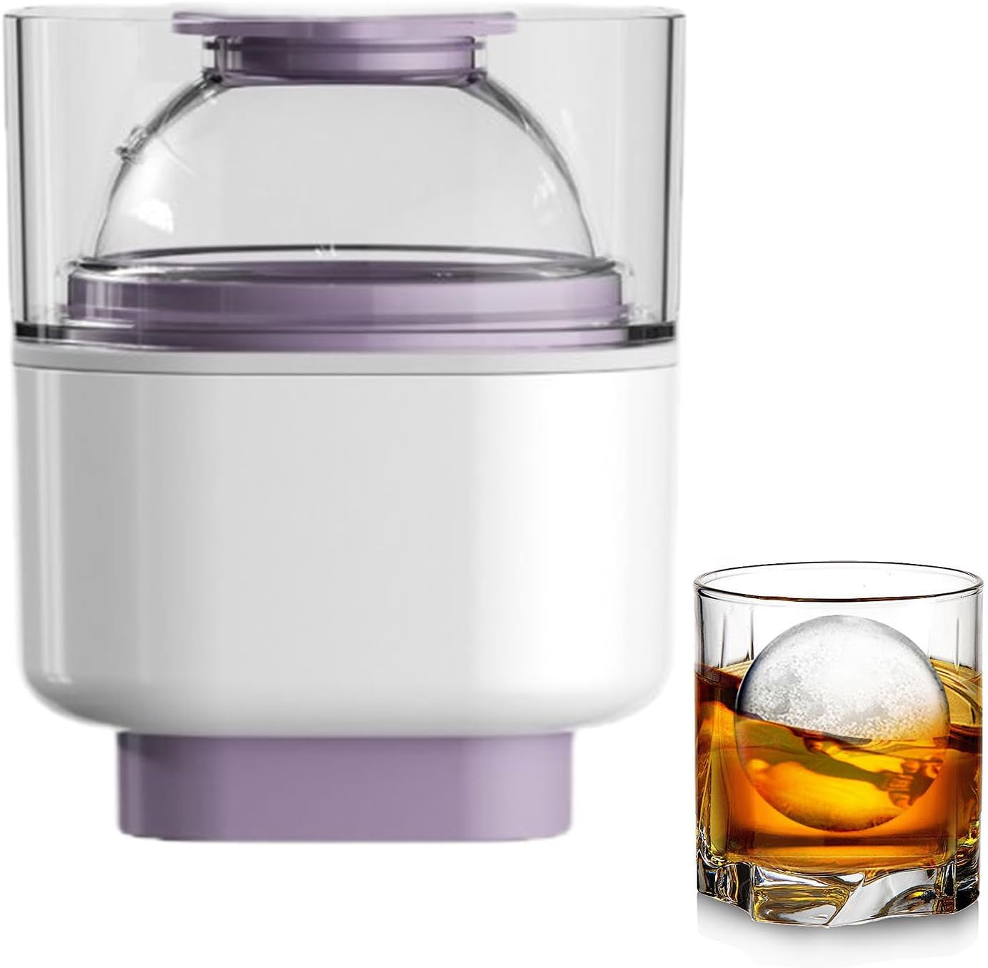 Ball Ice Cubes Mold,Silicone Sphere Ice Mold - Kitchen Gadgets for Food Candy Whiskey Beverage Coffee Bar Cocktails Parties Camping Drinking