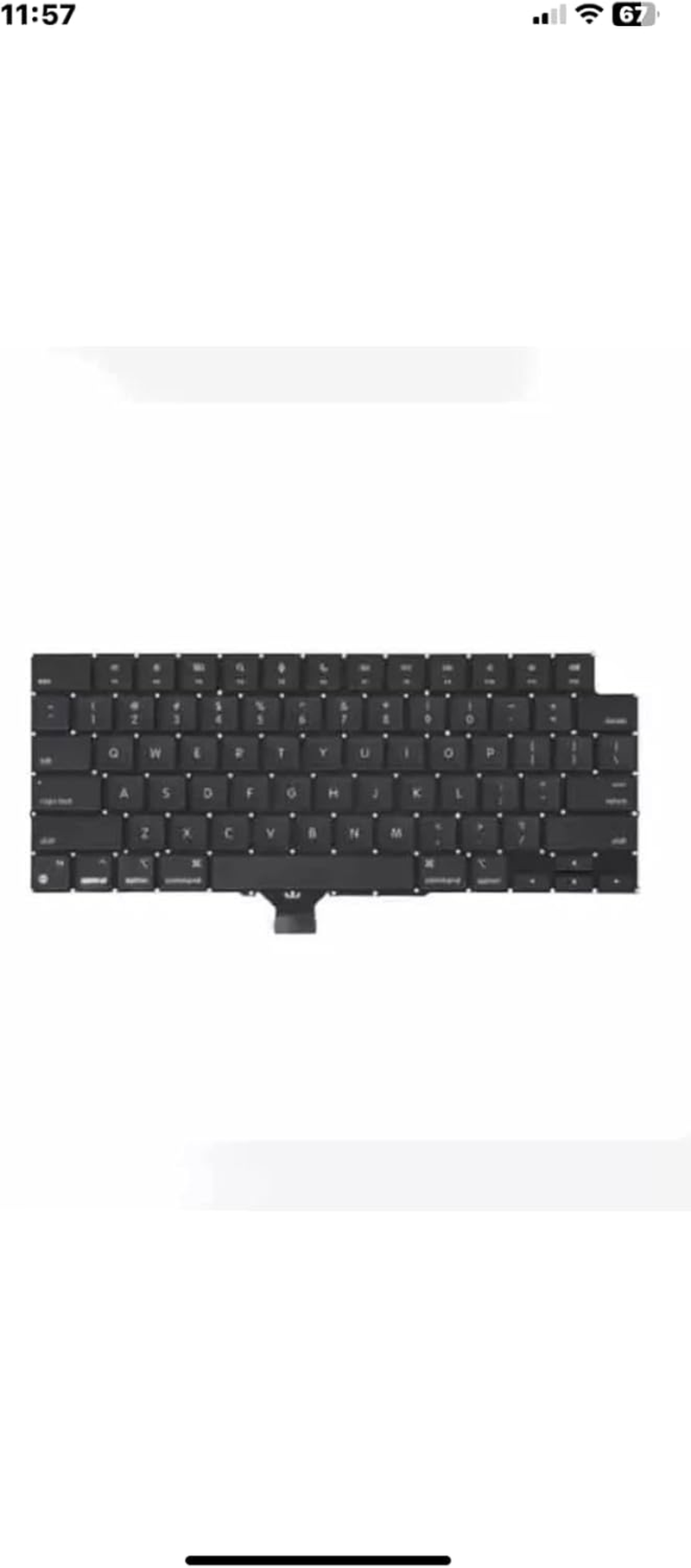 Replacement Keyboard for Macbook Pro 14-Inch and 16-Inch, Models A2442 A2485, US Layout, 2021