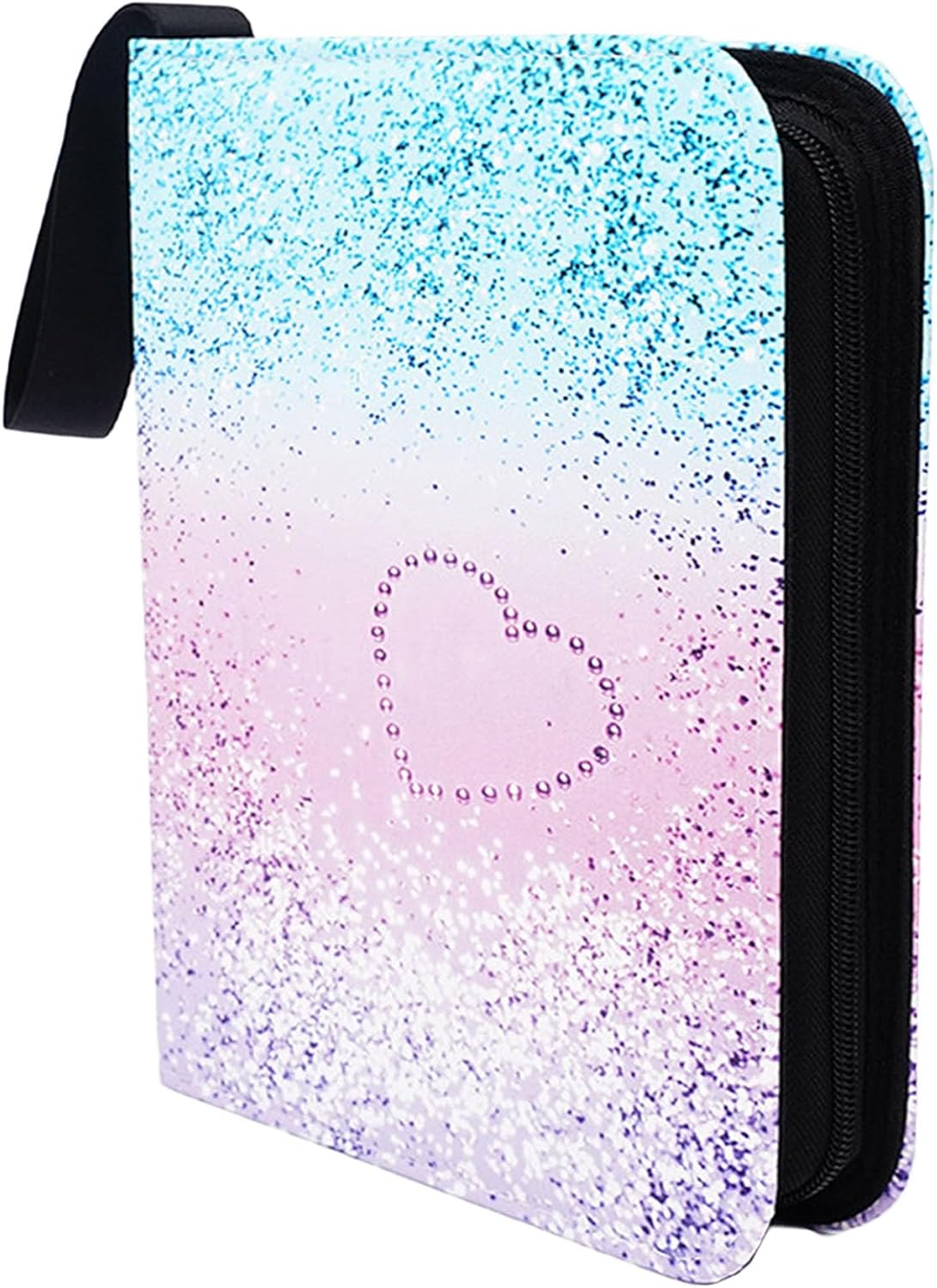 Momerch 400 Pockets Trading Card Binder, Coloful PU Cover Zip Binder Card Album Folder with 50 Detachable Sleeves Album Folder for Standard Size Cards Sports Cards Gaming Cards Baseball Cards image number 2