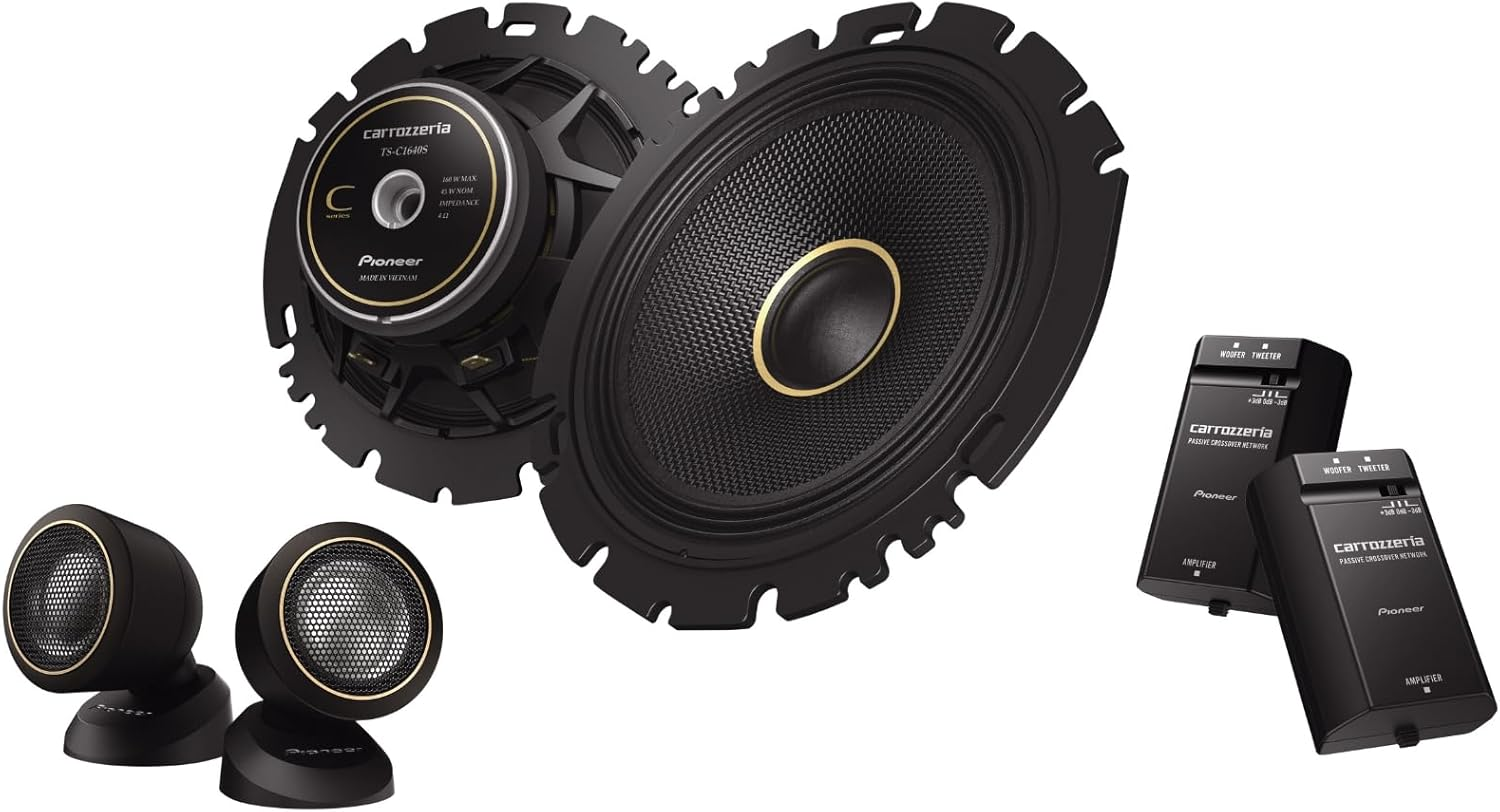 Pioneer TS-C1640S 16Cm Custom Fit Speakers Separate 2-Way High Resolution Compatible Carrozzeria image number 4