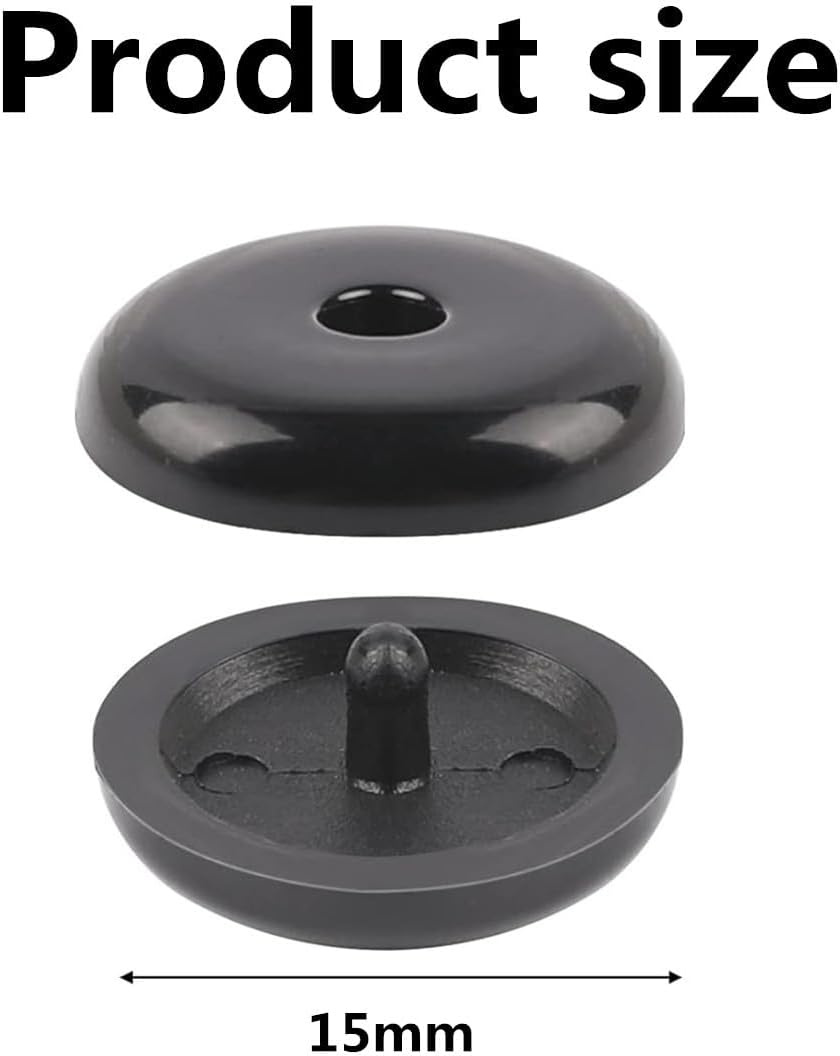 20 Pcs Seat Belt Button,Universal Fit Seatbelt Stopper Kit, Plastic Seatbelt Button Buckle, Prevent Seat Belt Buckle from Sliding Down image number 3