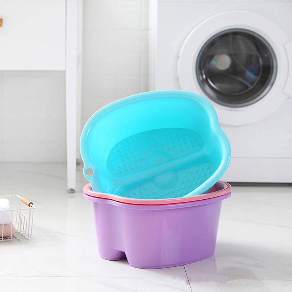 Household Plastic Foot Soak Basin Heightening Thickening Foot Soaking Bucket Massage Health Foot Bath Footbath image number 4