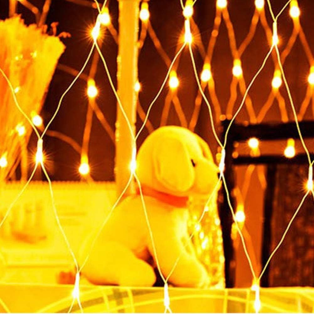 LED Light Net 6 X 4 M, Outdoor Garden Tree Fairy Lights for Bushes 627 Leds Fairy Lights Net Christmas Lighting IP44 Waterproof with Timer 8 Light Modes for Garden Bushes Indoor Balcony D (Size: 6 M X image number 5