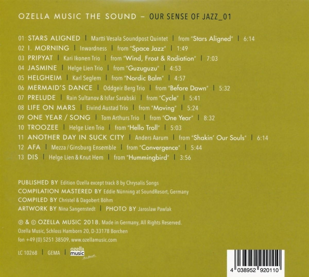Ozella Music the Sound - Our Sense of Jazz_01