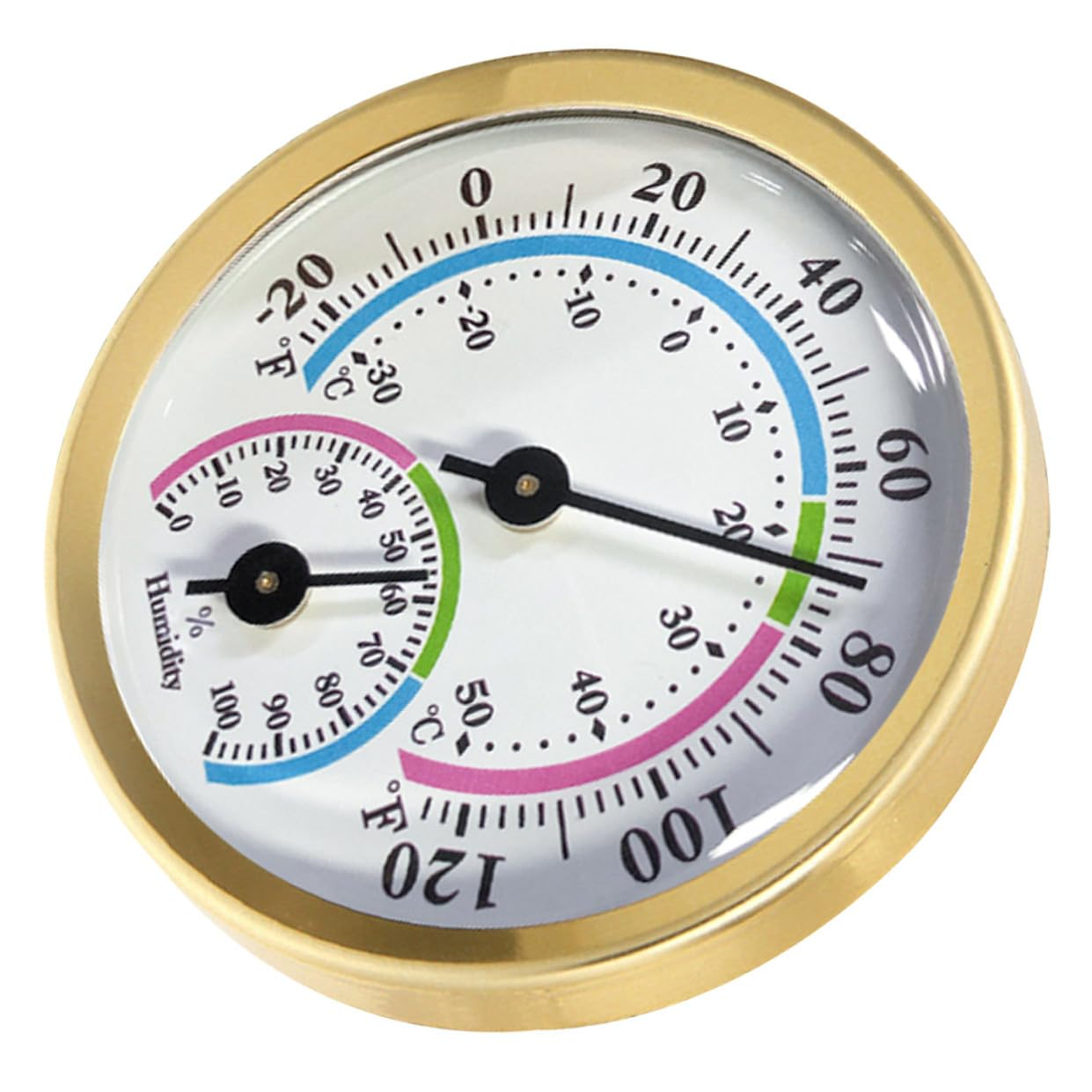 Alasum Indoor Outdoor Thermometer Hygrometer Wall-Mountable Mini Temperature Humidity Gauge Scale for Home Office Garden Kitchen image number 4