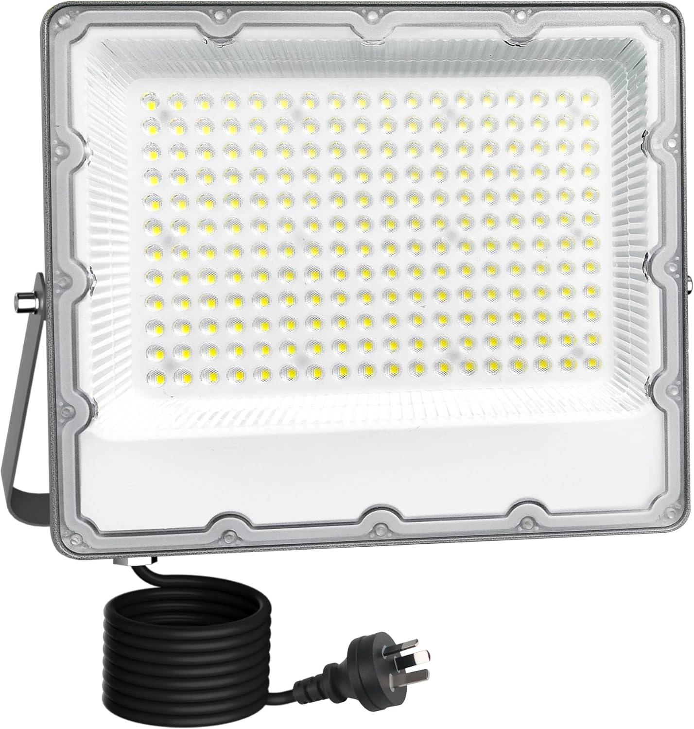 MEEKBOS 100W LED Flood Lights Outdoor, 10000LM Bright 6500K Daylight White, IP66 Waterproof Exterior Security Lights for Yard, Garage, Backyard, Driveway image number 4