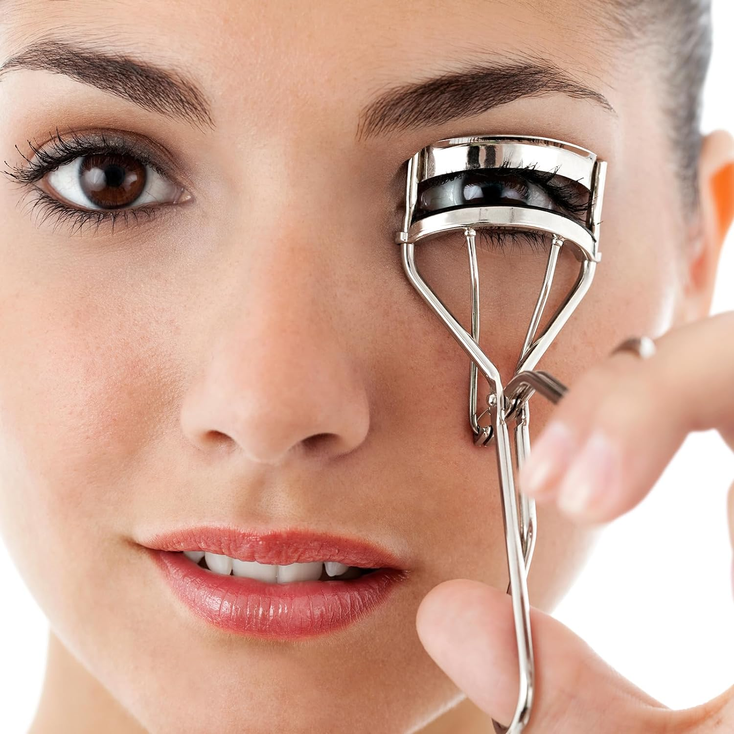 100Pcs Eyelash Curler Refills Pads Soft Silicone Rubber Curler Replacement Refills Pads for Universal Eyelash Curler (Rose)