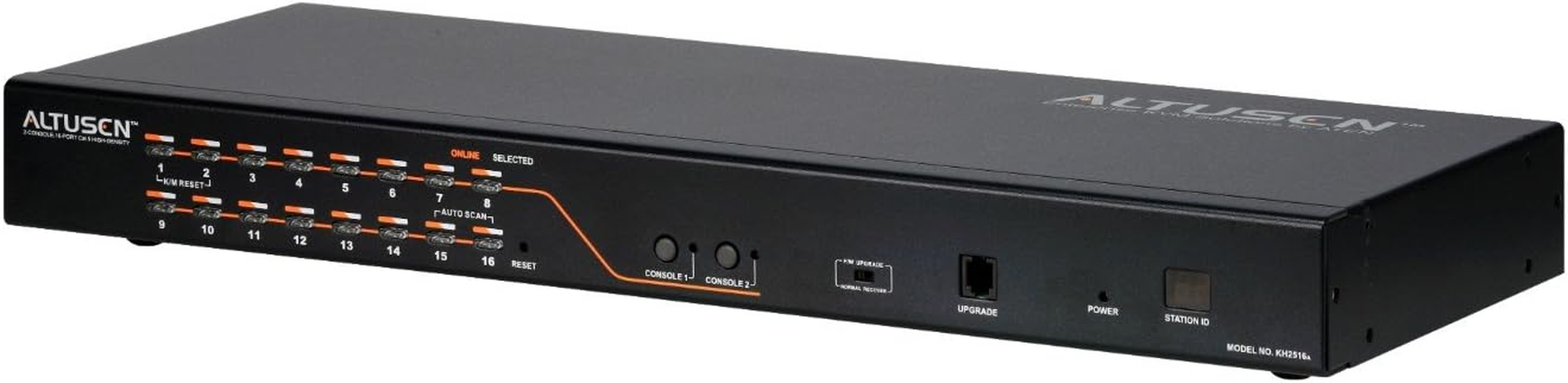 Aten 2-Console Cat 5 High Density 16 Port KVM Switch with Daisy-Chain Port image number 1