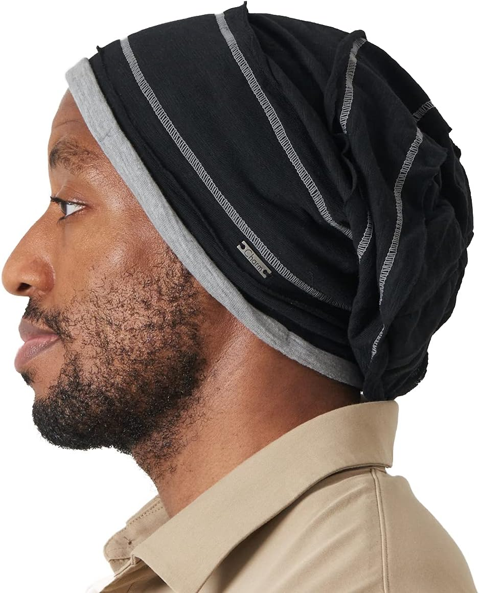 CHARM Slouchy Cotton Summer Beanie Hat - Mens Soft Lightweight Knit Womens Baggy Slouch